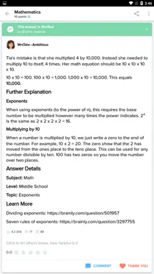 Brainly android App screenshot 2
