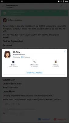 Brainly android App screenshot 4